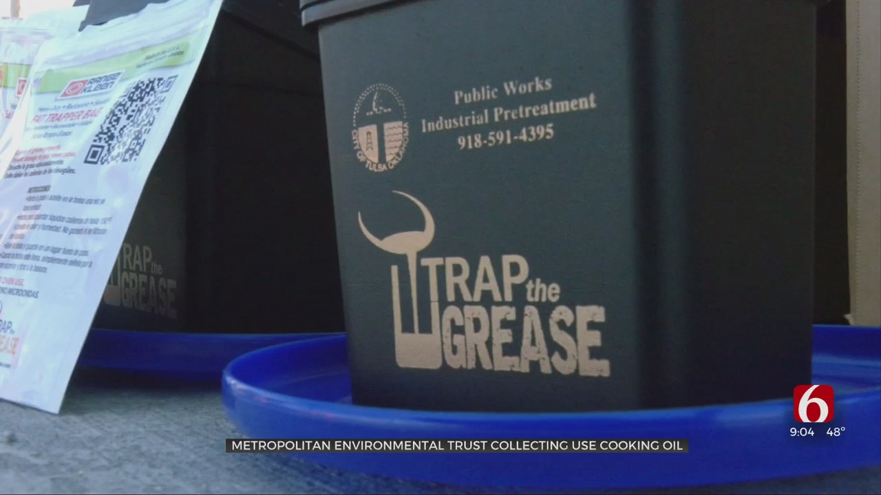 City Of Tulsa Helping Residents Properly Dispose Of Used Cooking Oils After Holiday Dinners
