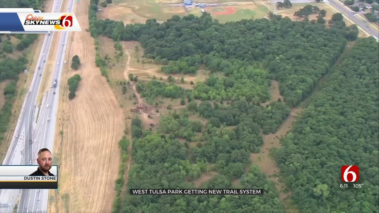 Donation From Community Partners Helps Build Trail System At Tulsa Park