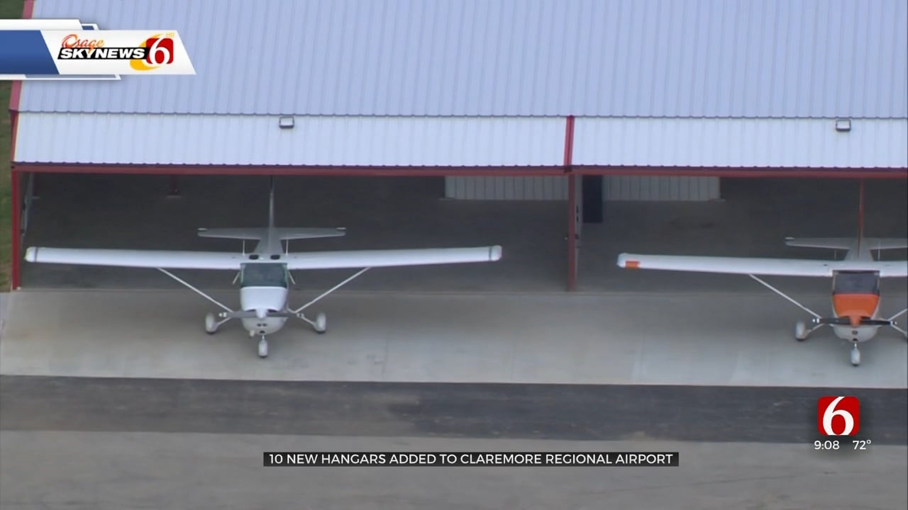 10 New Hangars Added To Claremore Regional Airport