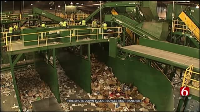 Fire Disrupts Tulsa Recycling; City Temporarily Combining Trash, Recyclables