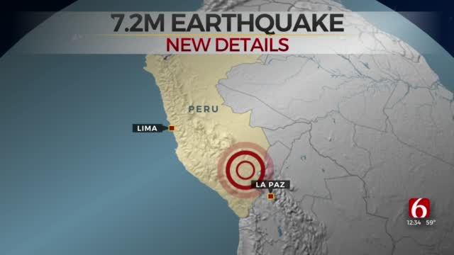 Strong Quake Shakes Southern Peru, But No Report Of Victims