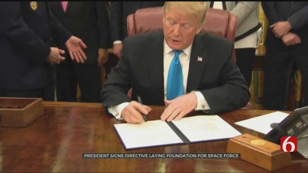 President Trump Signs Space Force Directive