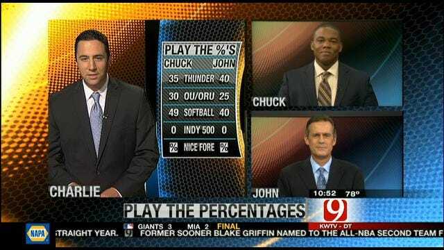 Play The Percentages- May 27, 2012