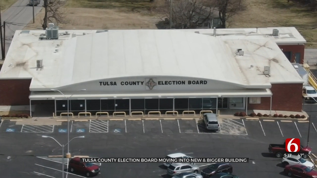 Tulsa County Election Board Moving Into New, Bigger Building