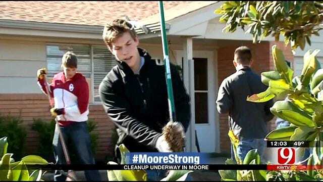 Cleanup Begins After Severe Storms Rip Through Moore, Sand Springs