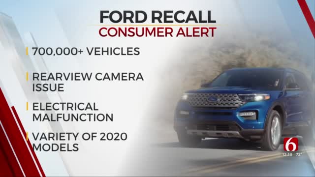 Ford Recalls Over 700K Vehicles; Backup Cameras Can Go Dark