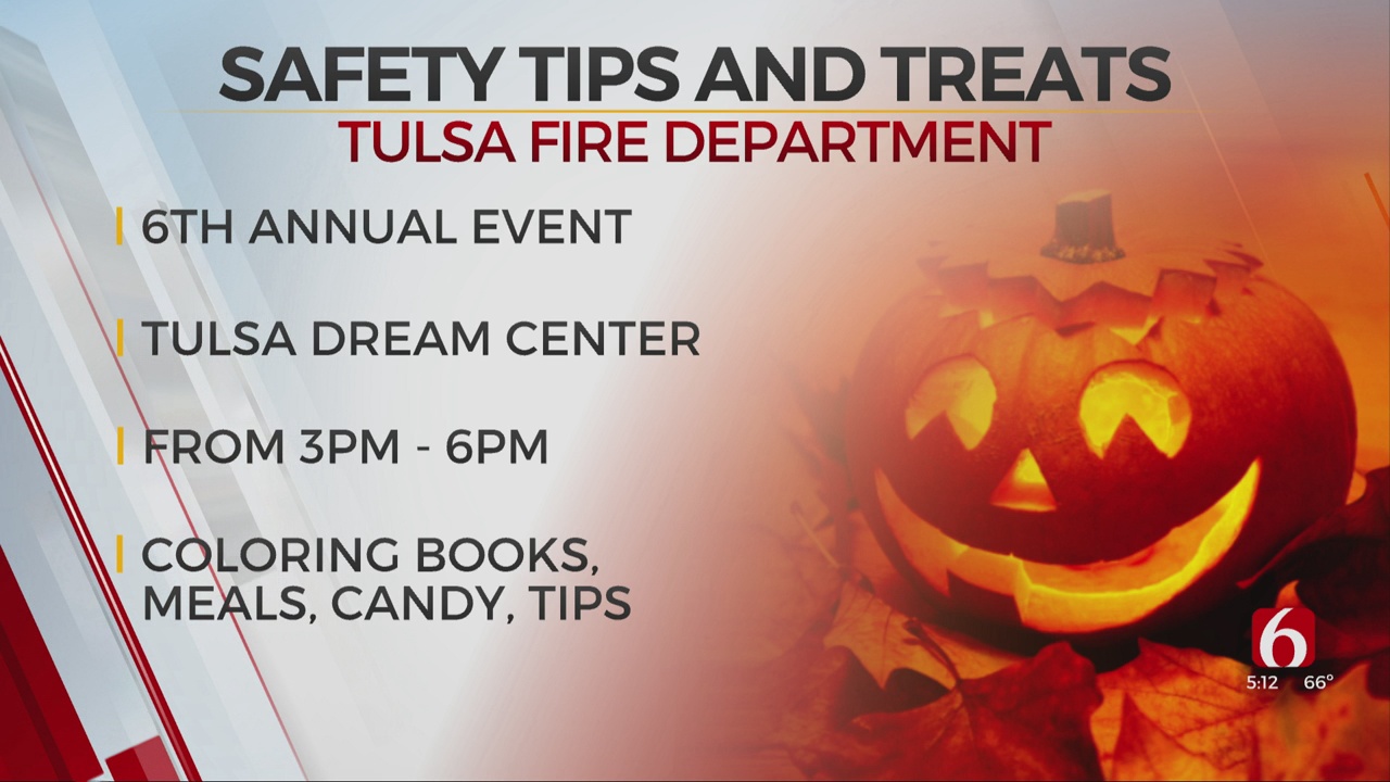 Tulsa Fire Department Hosts Halloween Tips & Treats Event