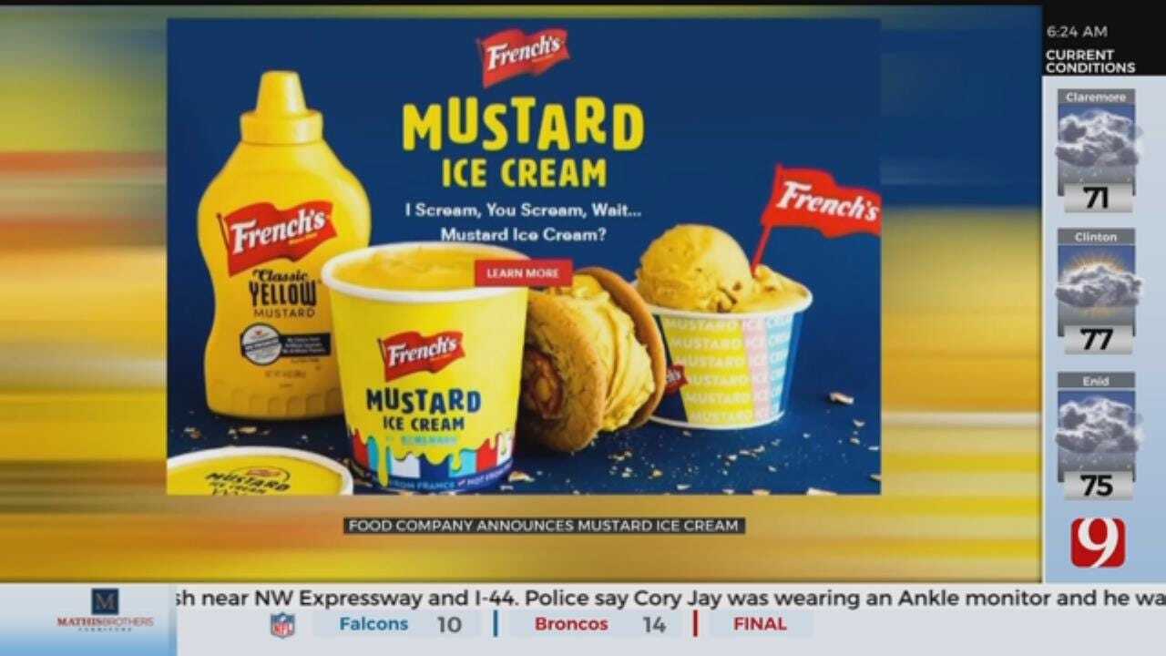Food Company Announces Mustard, Hot Dog Flavored Ice Cream