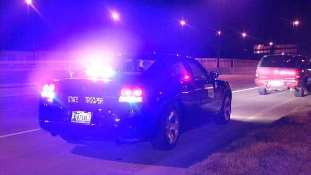 WEB EXTRA: Video From Scene Of OHP Traffic Stop On I-44 In Tulsa