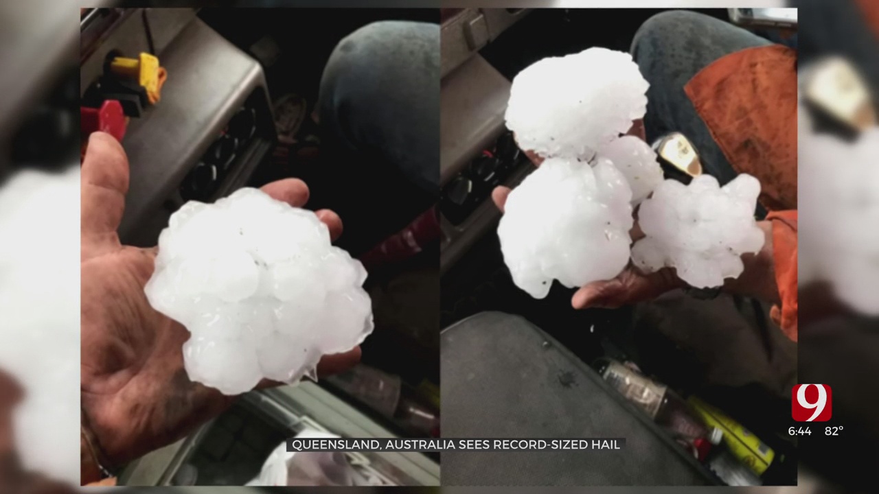 Australia Sees Record-Sized Hail Over Days Long Storm