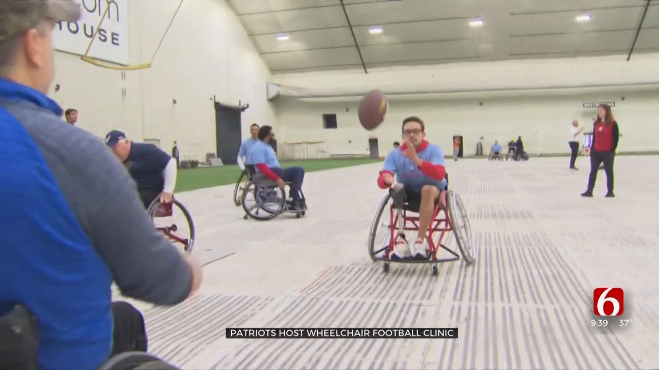 New England Patriots Host Wheelchair Football Clinic