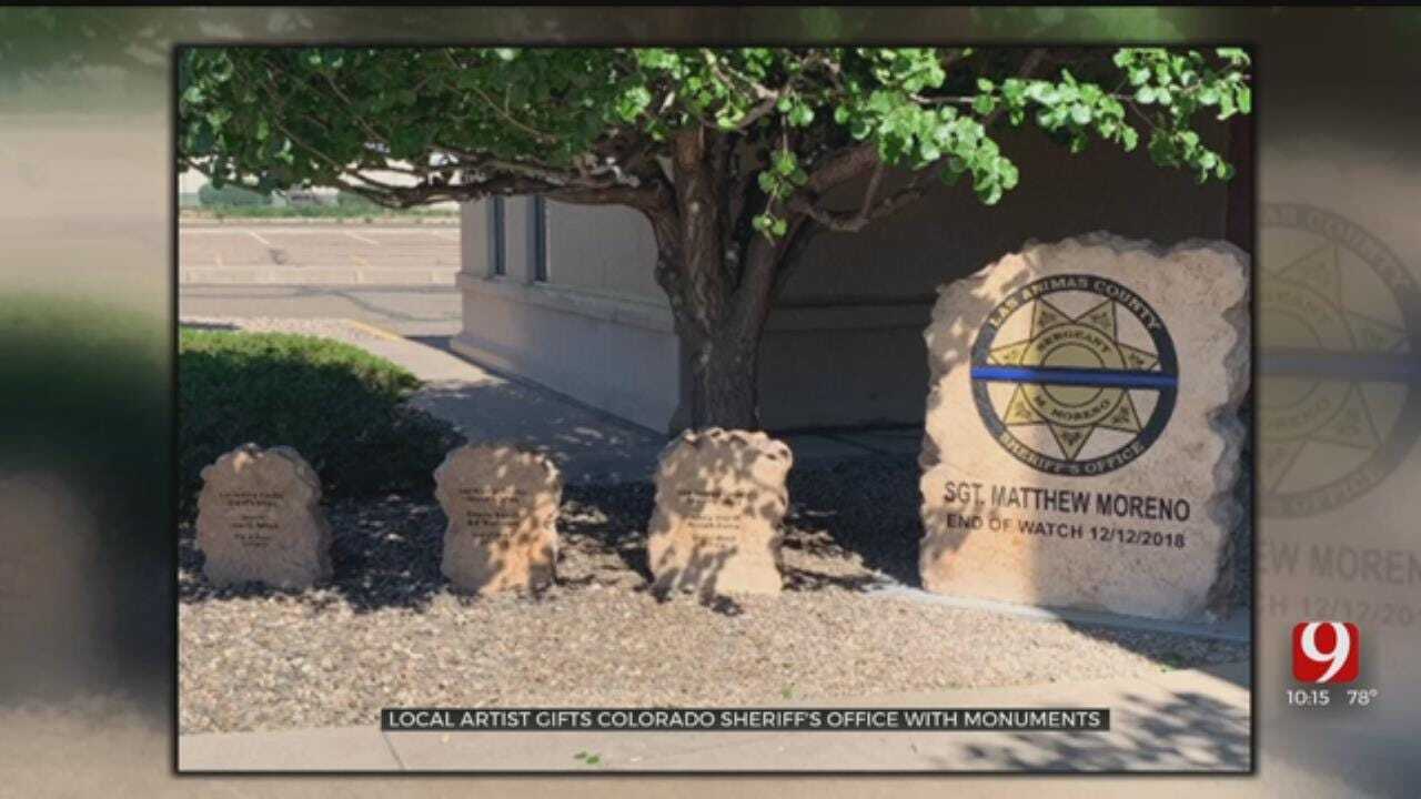 Yukon Artist Gifts Colorado Sheriff's Office With Monuments Honoring Fallen Officers