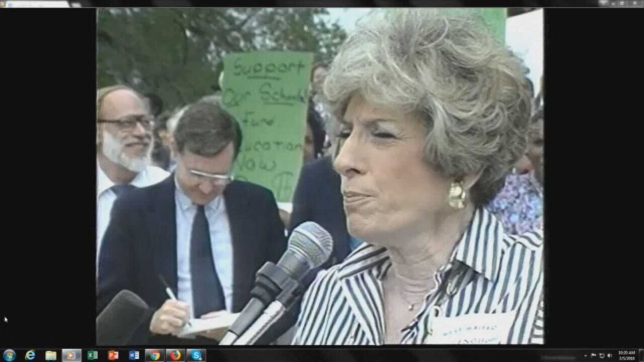 Flashback 1990: Oklahoma Teachers Rally For More Money