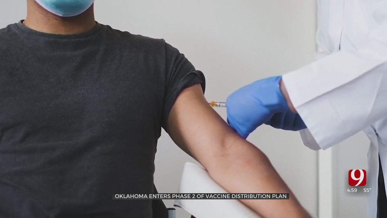 Oklahoma Enters Into Phase 2 Of Its Vaccination Plan
