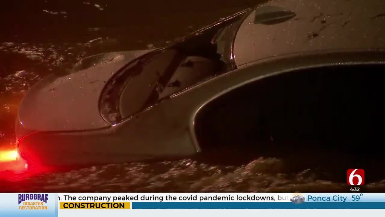 Storms In Tulsa Lead To At Least 1 Water Rescue Overnight