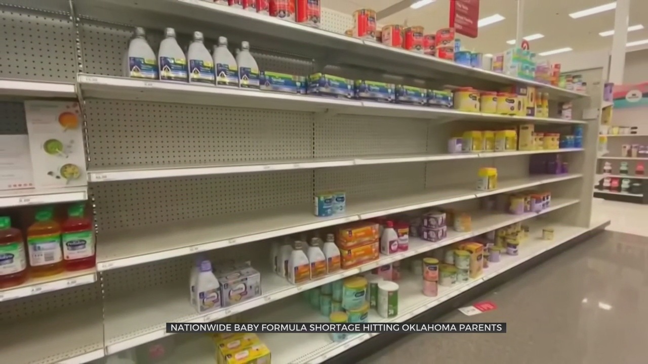 Nationwide Baby Formula Shortage Affects Oklahoma Families 