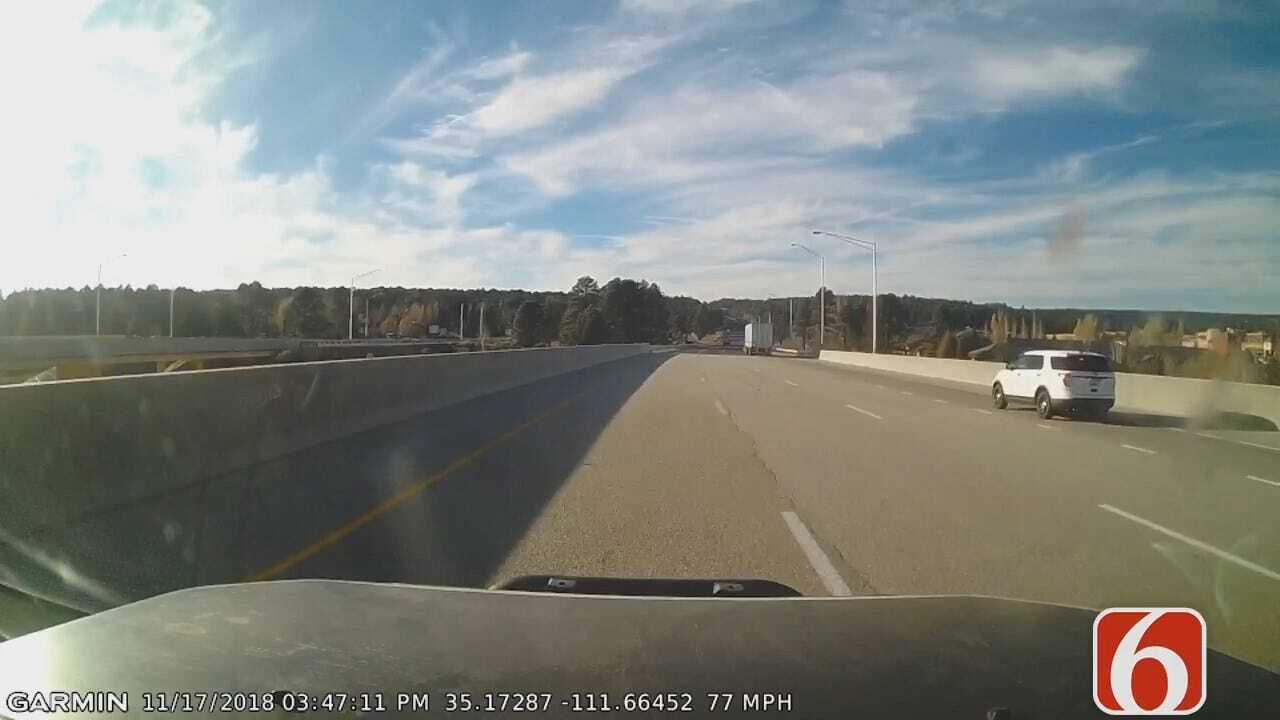 Driver's Camera Captures Arizona DPS Sergeant's Heroic Act