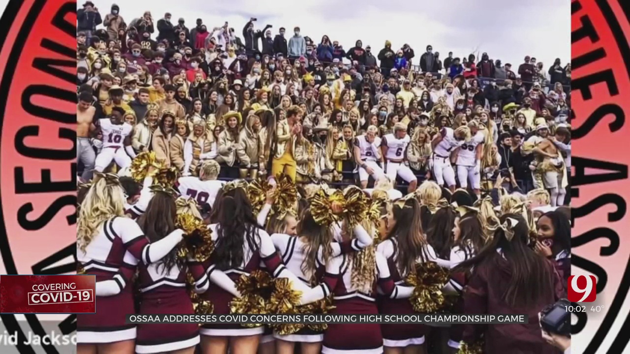 OSSAA To Add Enforcement Of Masking, Social Distancing At High School Football Championships 