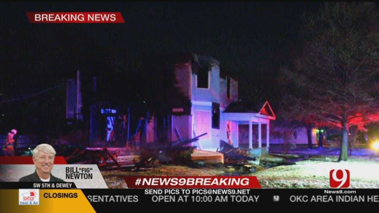 WATCH: Firefighters Respond To House Fire In SW OKC