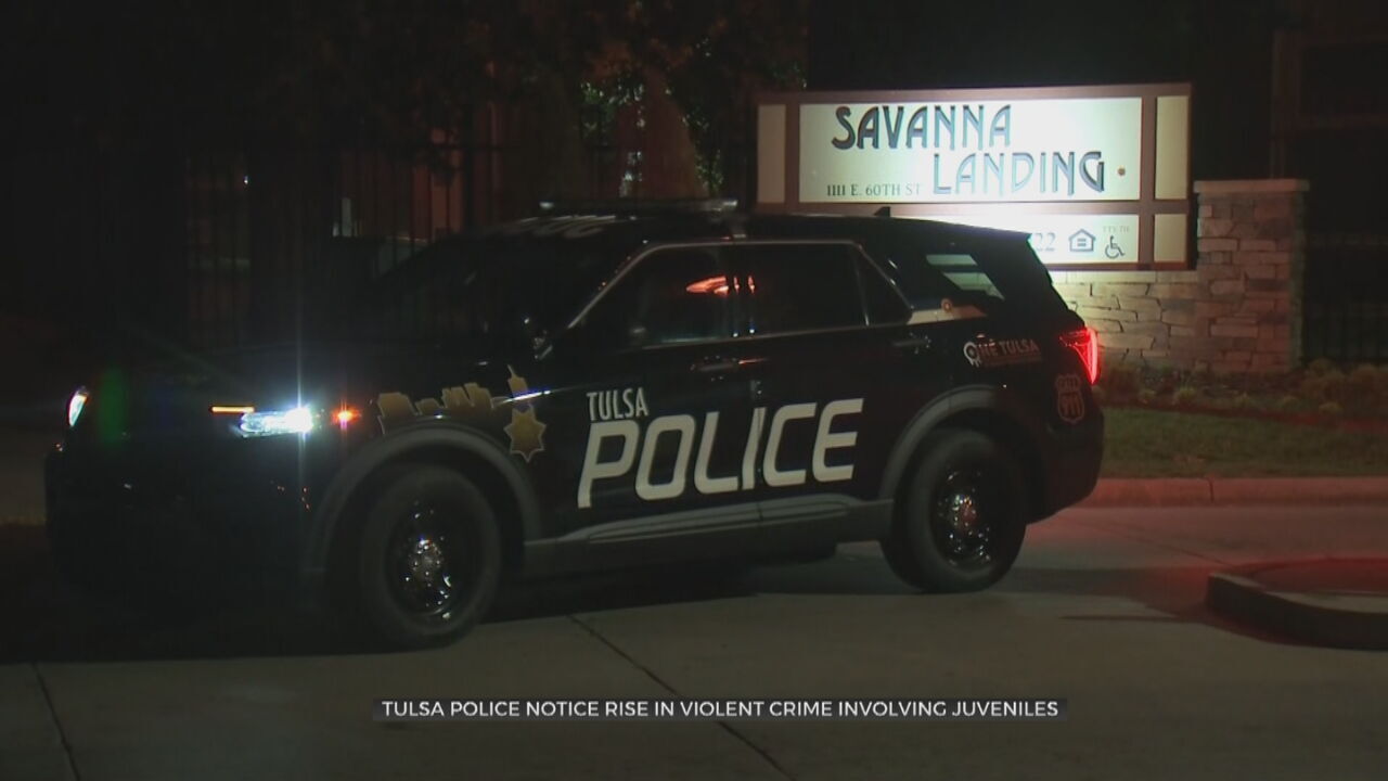 Tulsa Police Notice Rise In Violent Crime Involving Juveniles