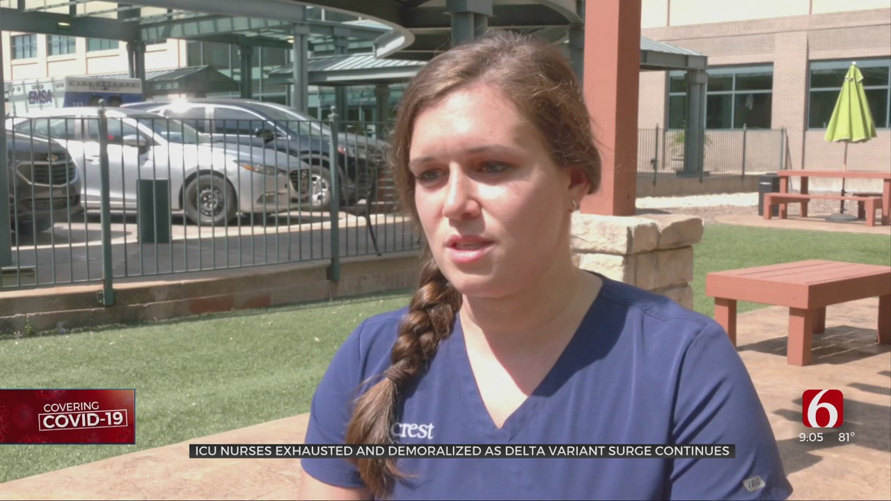 Tulsa ICU Nurse Shares Toll Of Pandemic: ‘Seems Like It’s Never-Ending’