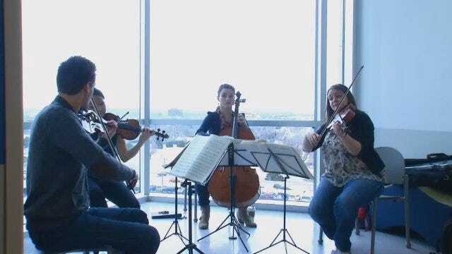 WEB EXTRA: Tesla Quartet Performs At Saint Francis Children's Hospital