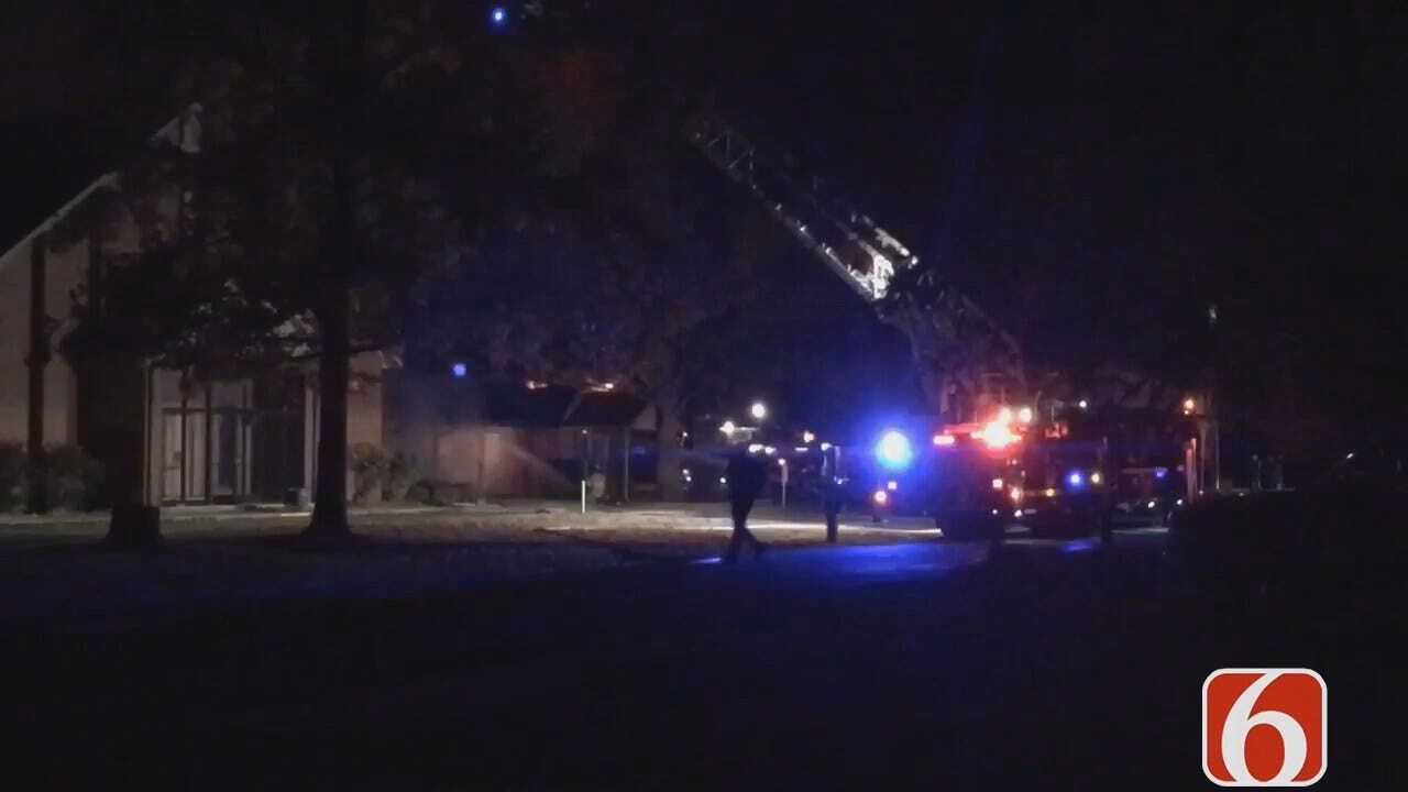 WEB EXTRA: Viewer Video Of Claremore Church Fire Part 2