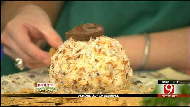 Aubrey Baker's Almond Joy Cheeseball