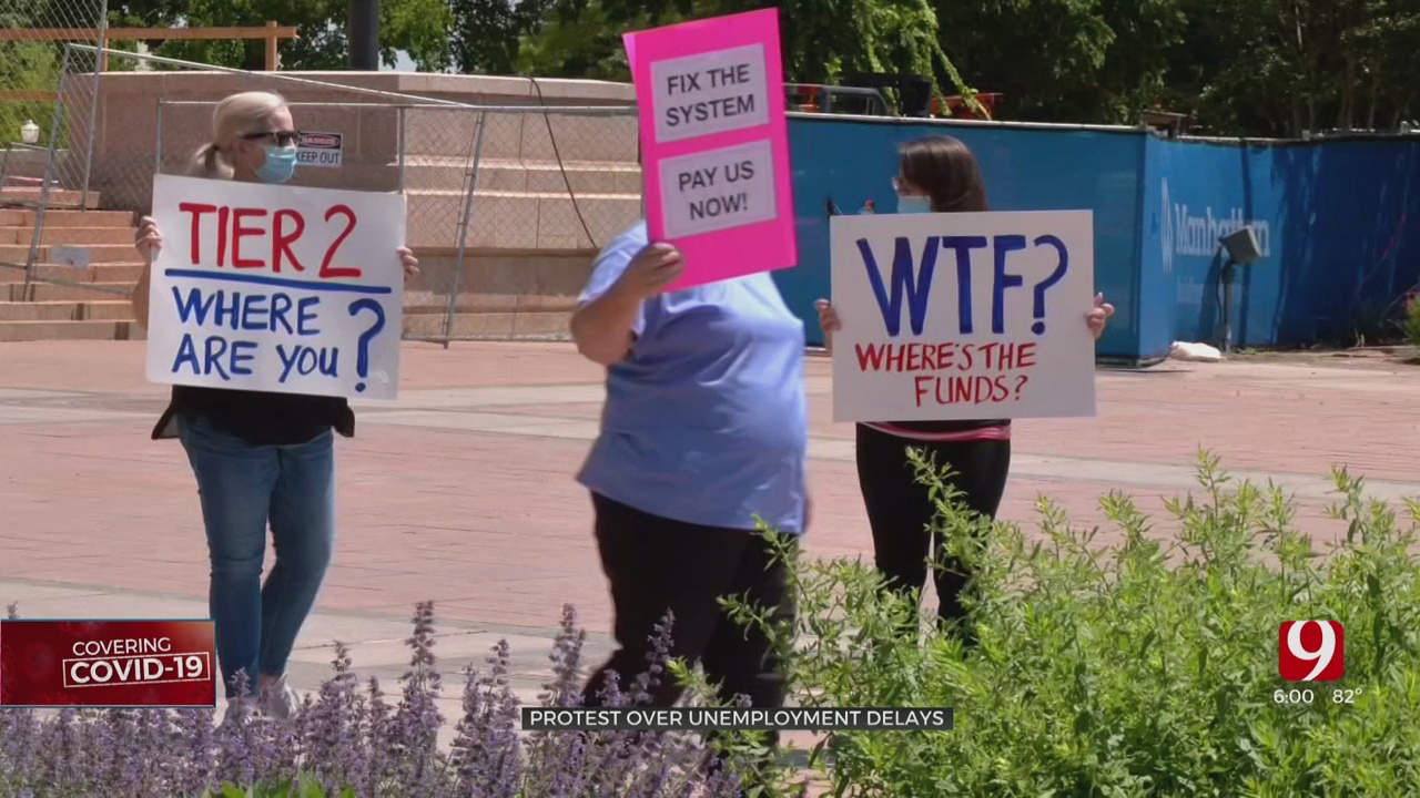 Business Owners Rally For Unemployment Benefits At State Capitol