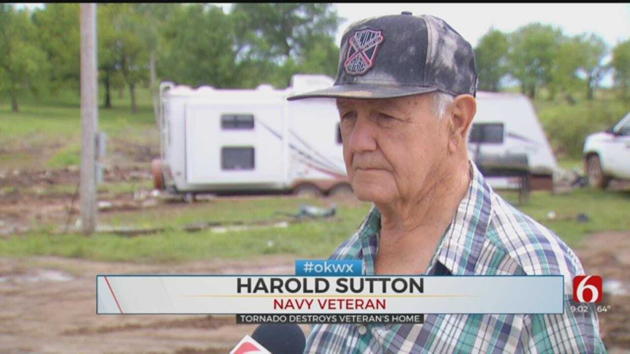 Oklahoma Veteran Homeless After Tornado Tears Through Haskell