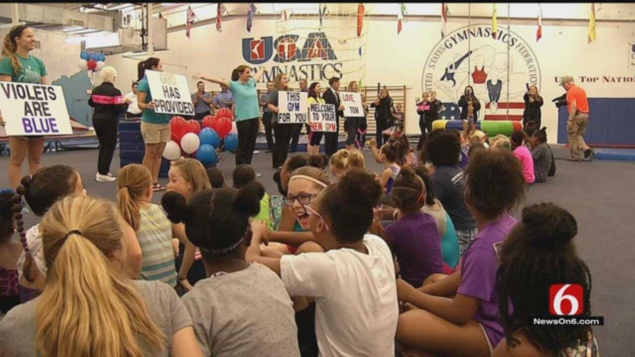 Tulsa Gymnasts Surprised With New Gym After Devastating 2015 Tornado