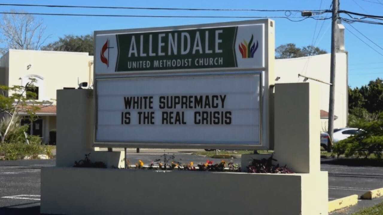 Church Sign Sparks Debate