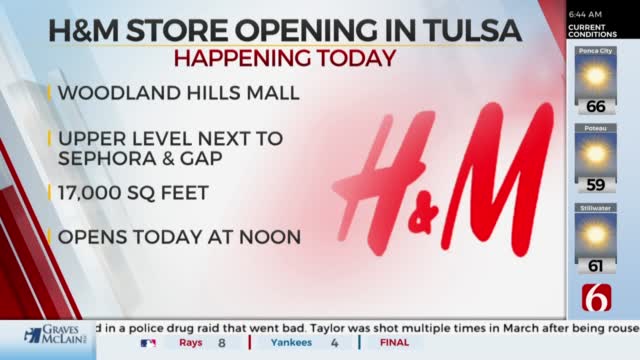 H&M Opens In Tulsa's Woodland Hills Mall