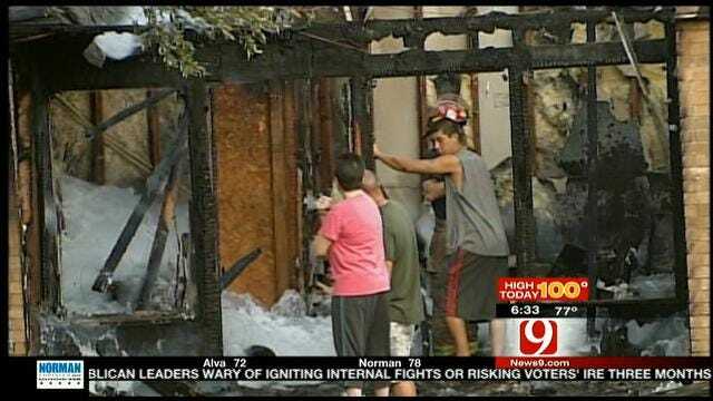 Fire Destroys Midwest City Apartment, Damages Other Units