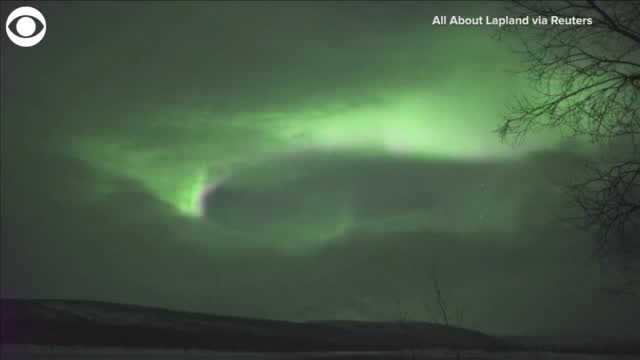 WATCH: Beautiful Northern Lights Over Finland