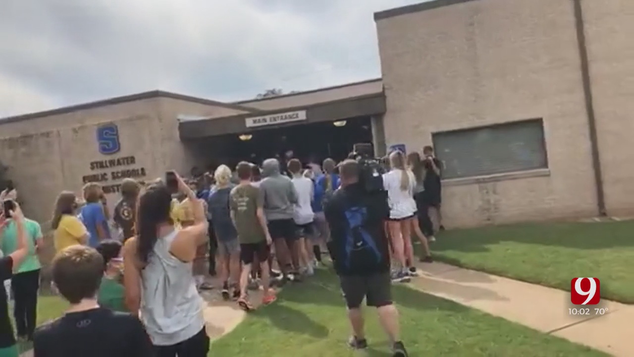 Protesters Gather After Stillwater Public Schools Cancels All Athletic, Extracurricular Events