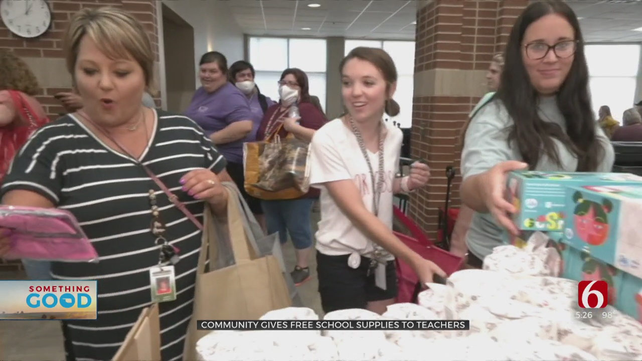 Muskogee Teachers Receive Much-Needed School Supplies Thanks To Local Organizations, Community