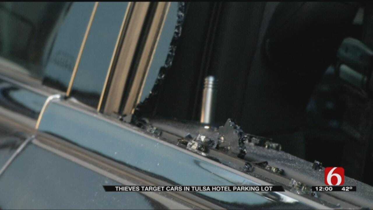 Thieves Target Cars In Tulsa Hotel Parking Lot