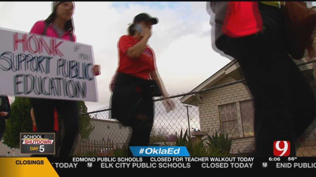 OKC Teachers To March From US Grant HS To Capitol