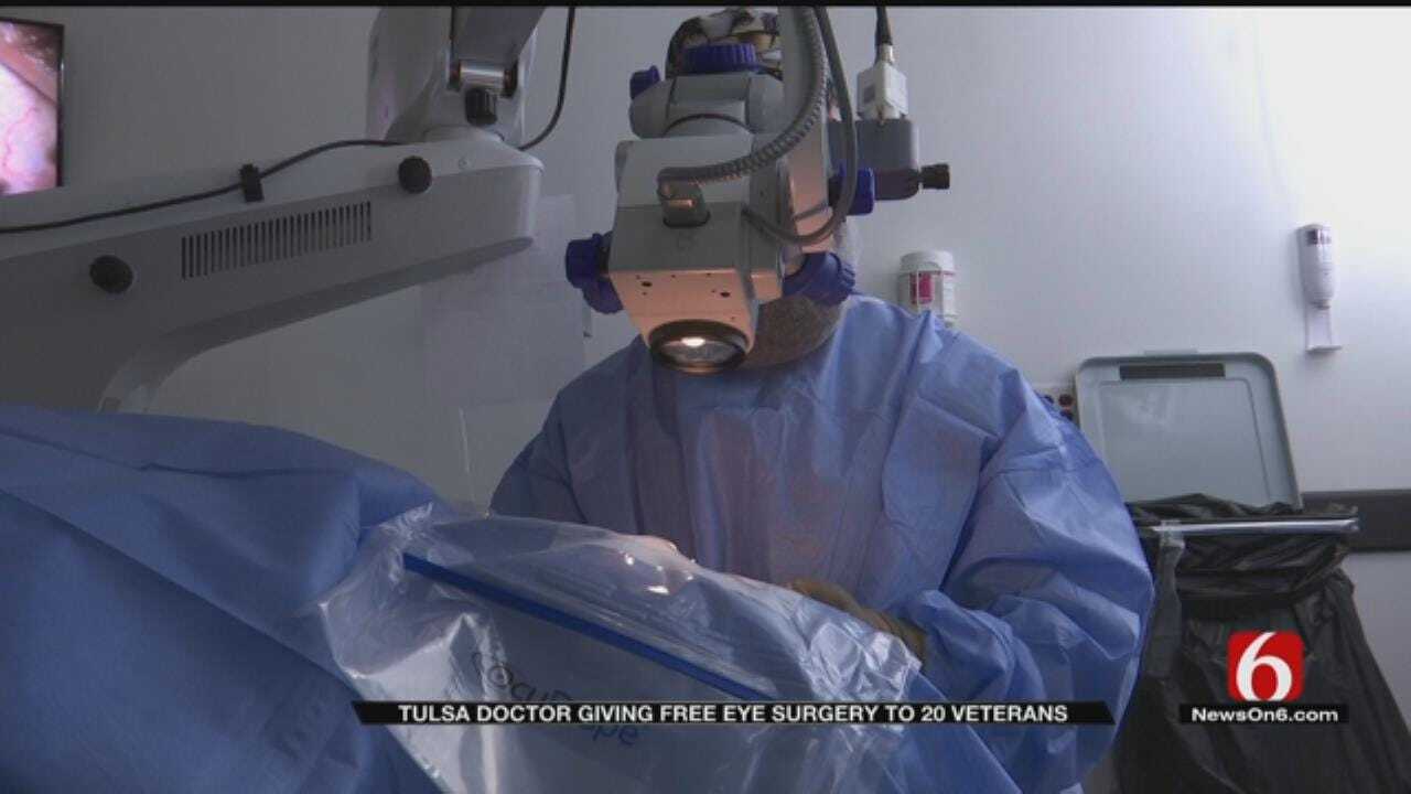 Tulsa Eye Surgeon Gives Veterans Free Cataract Surgery
