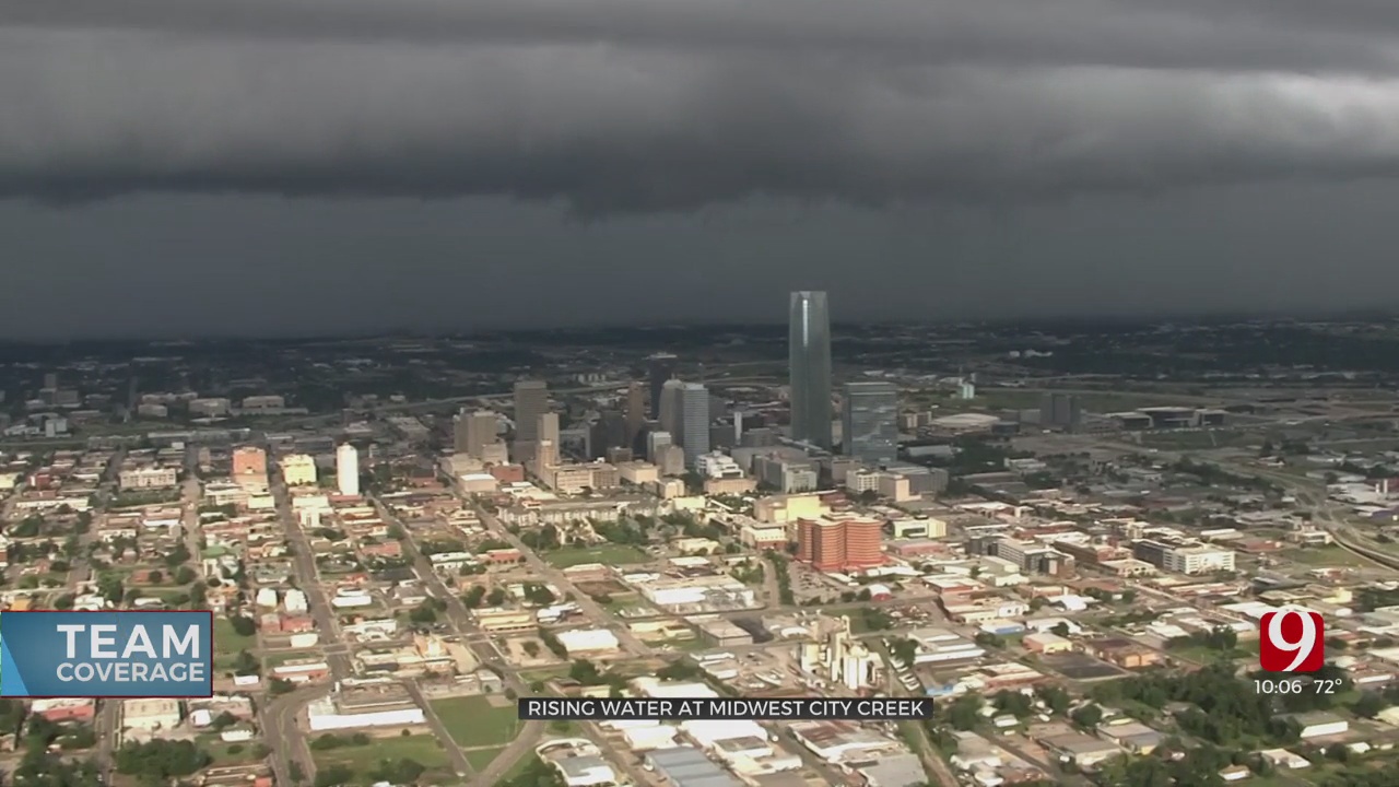 WATCH: Bob Mills SkyNews 9 Captures Severe Weather Across Oklahoma Monday