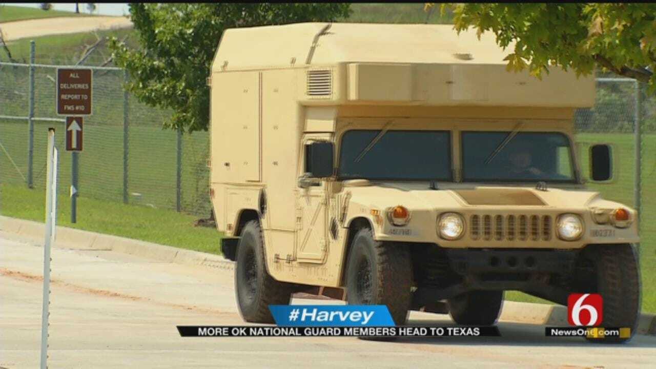 OK National Guard Deploying More Soldiers, Airmen To TX for Harvey Relief