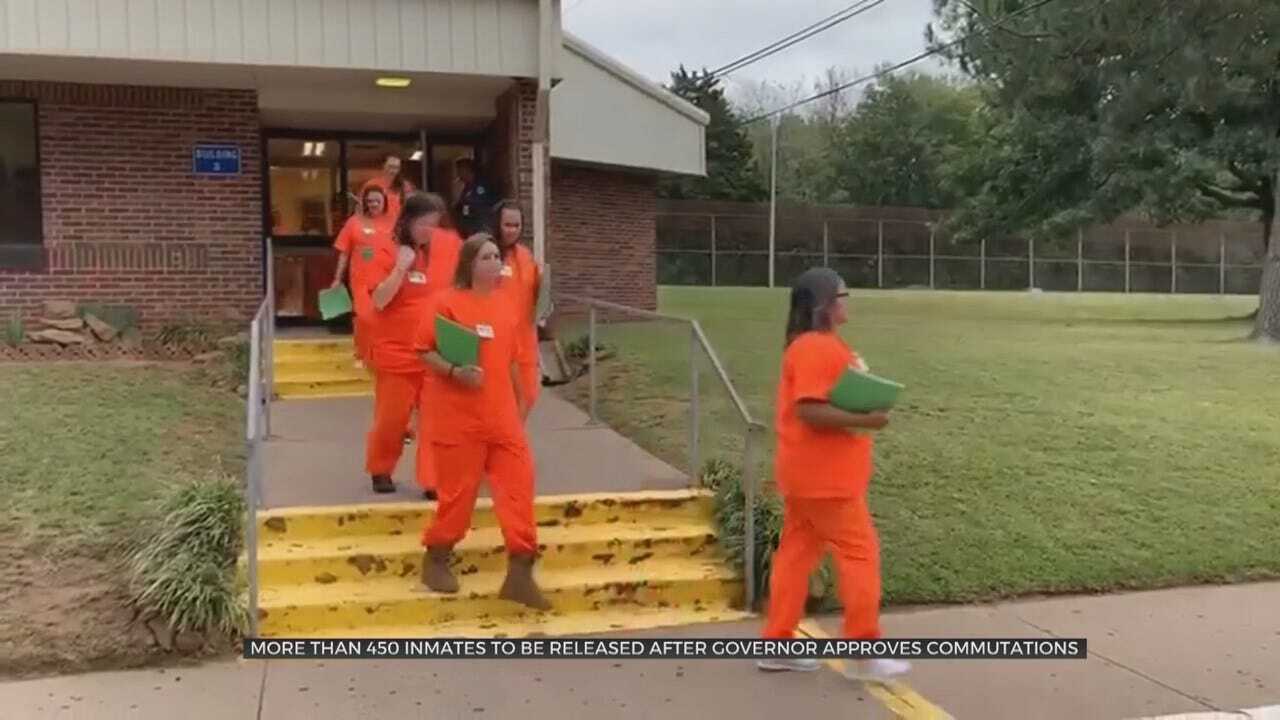 More Than 400 Inmates To be Released After Gov. Stitt Signed Commutation Certificates