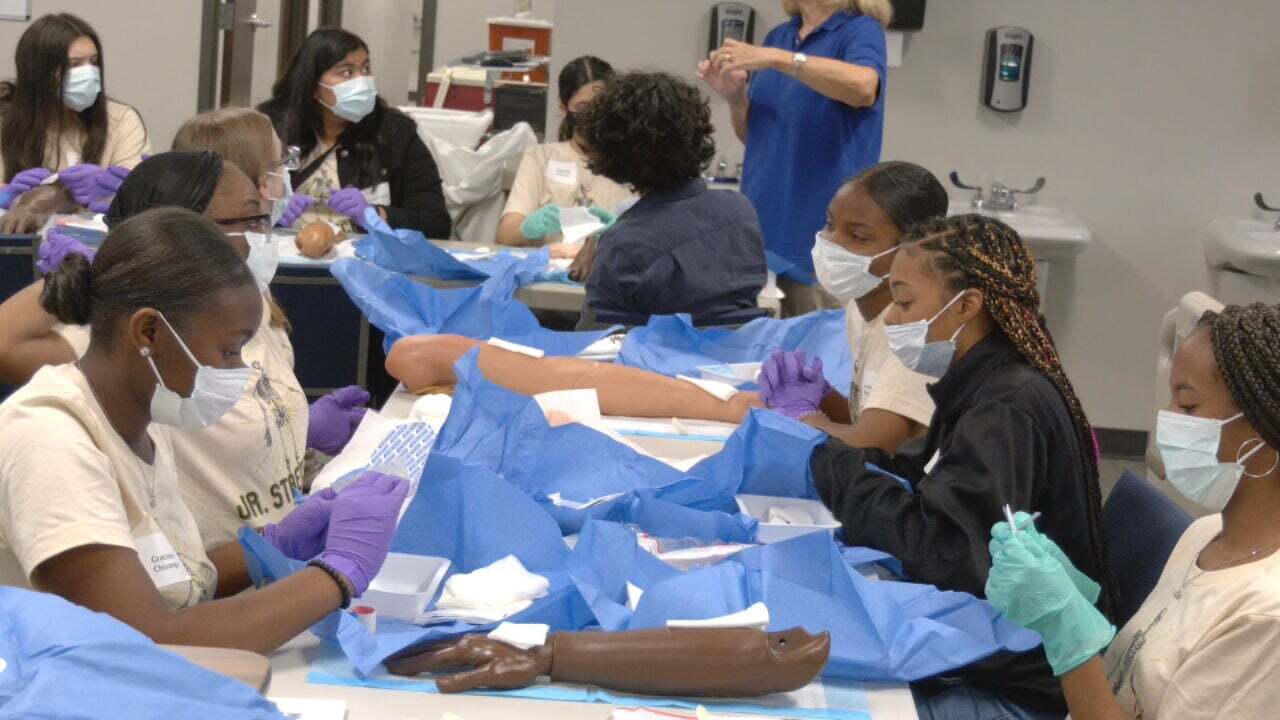 High Schools Students Get Hands-On Experience At Healthcare Career Camp