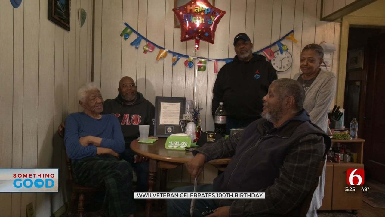Oklahoma World War II Veteran Celebrates 100th Birthday With Family