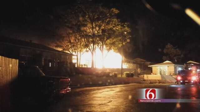 DASH CAM VIDEO: Scenes From Tulsa Duplex Explosion