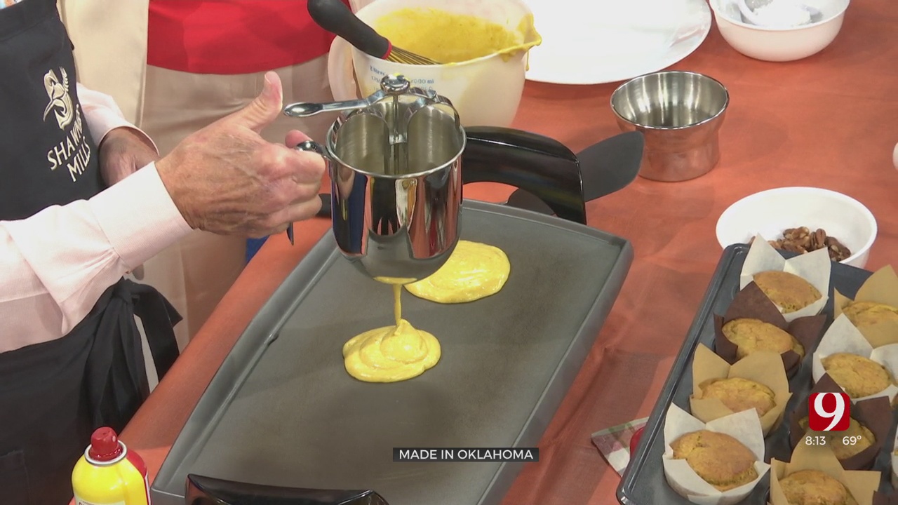 Made In Oklahoma: Pumpkin Pecan Pancakes 