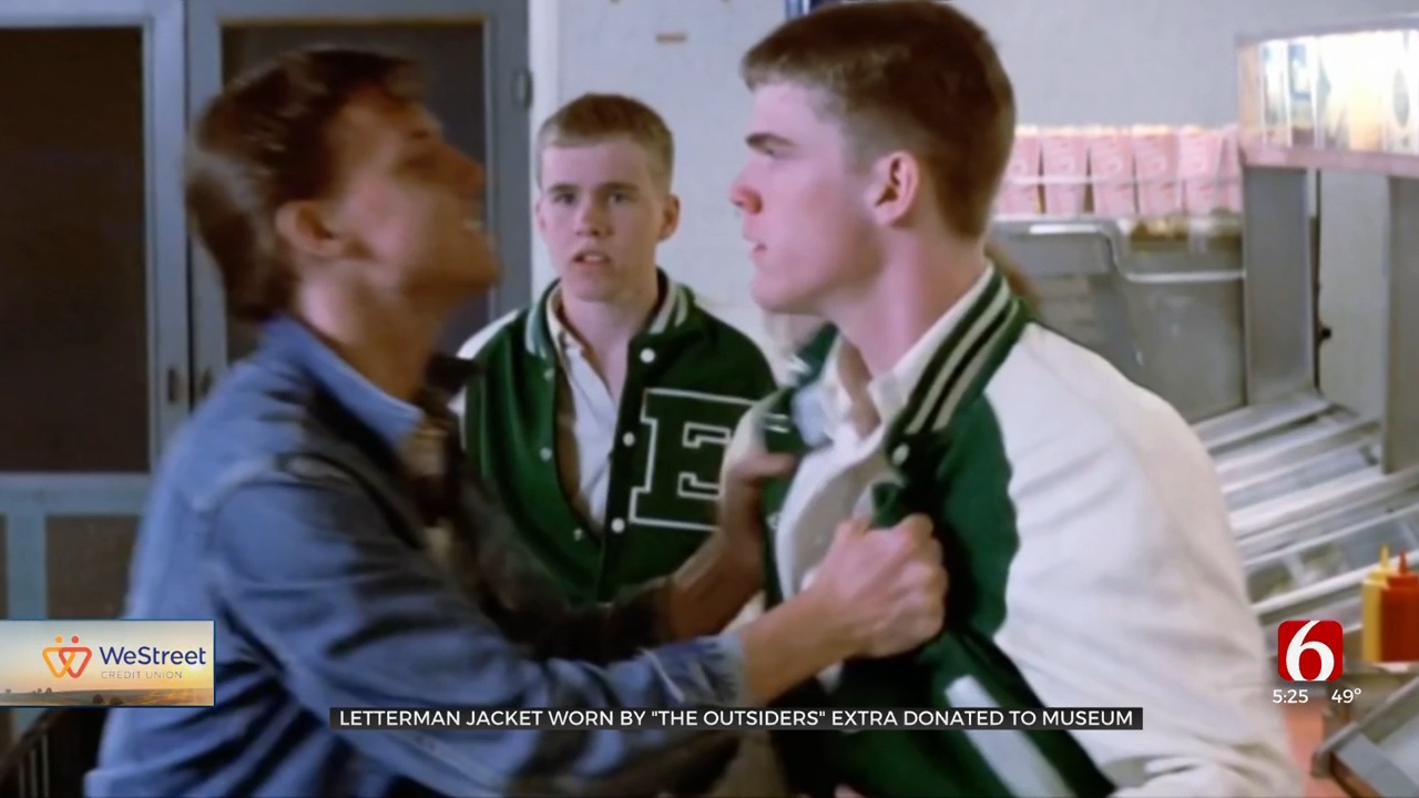 Tulsa Letterman Jacket Seen In Movie Donated To The Outsiders House Museum 