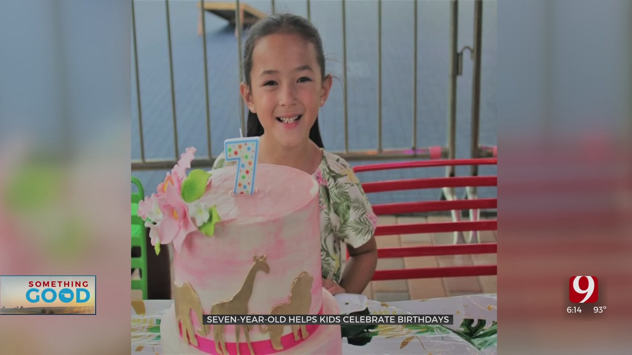 7-Year-Old Girl Helps Underprivileged Kids Celebrate Birthday Parties
