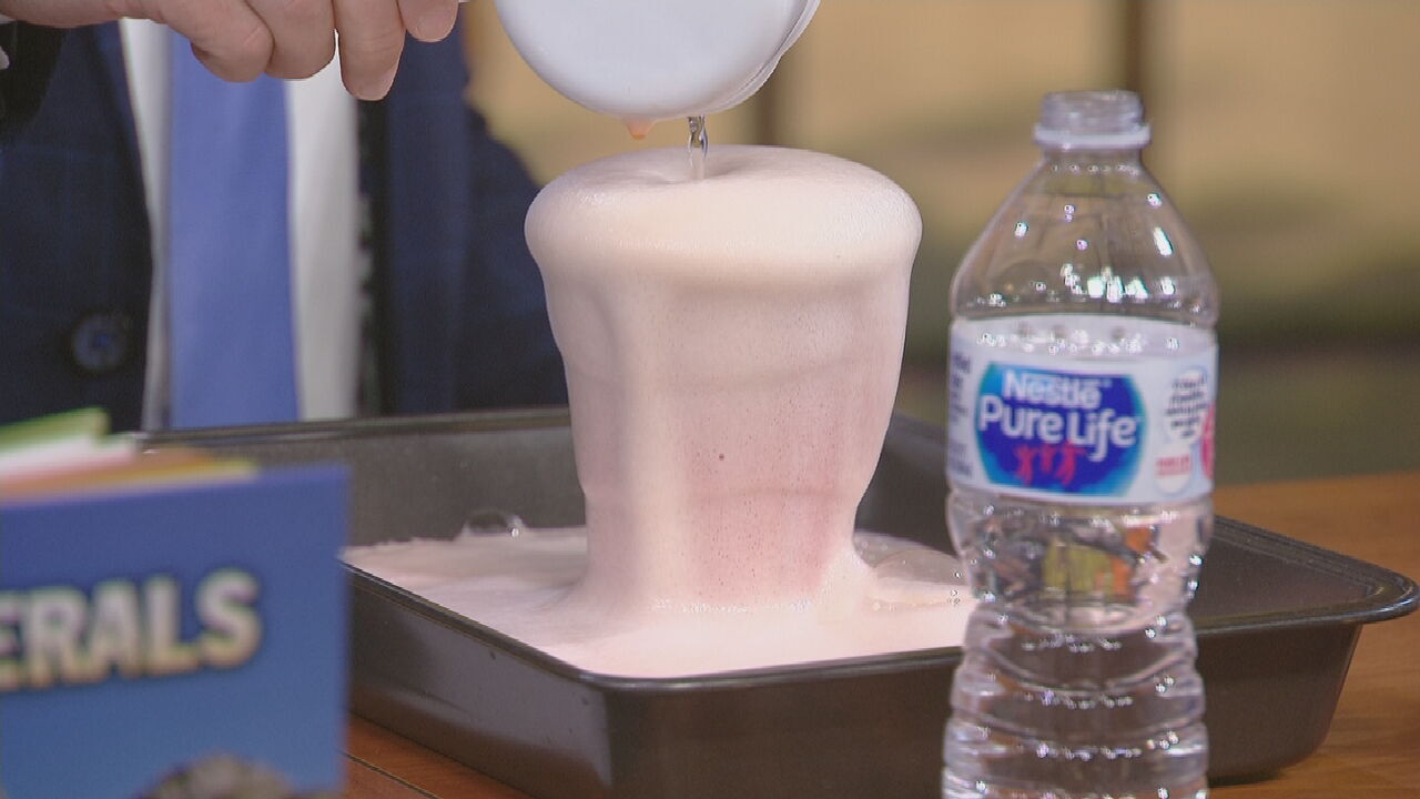 Watch: Meagan Moreland With NSU Shows How To Make An Active Volcano At Home 